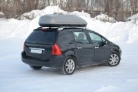 Аэродинамический бокс багажник на крышу Turino Sport 510 литров