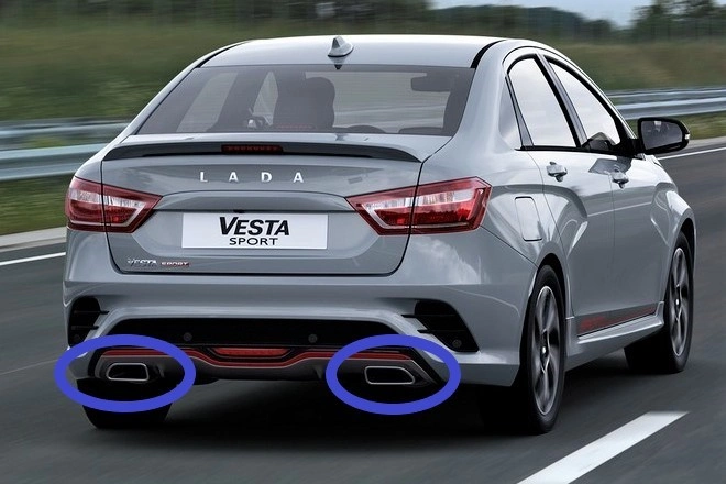 Насадка Лада Веста Спорт, Лада Гранта FL (Drive Active), оригинал