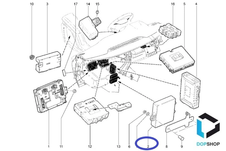 Блок комфорта Лада Веста 231A03142R, оригинал