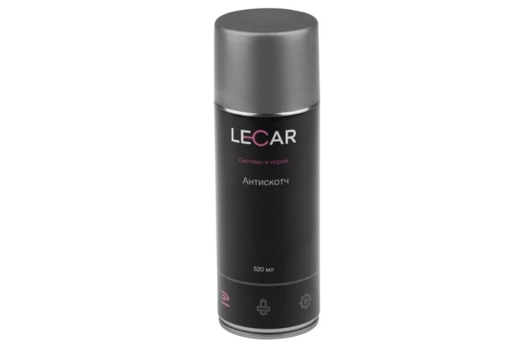 Антискотч удалитель наклеек, аэрозоль 520 мл, LECAR