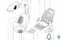 Ручка регулировки высоты сиденья водителя Лада Веста, оригинал 8450102196