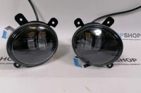 Двухрежимные светодиодные ПТФ Лада Ларгус, бело-желтый LED