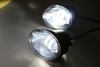 Cветодиодные ПТФ Лада Ларгус, Ларгус Кросс, белый LED 6000К