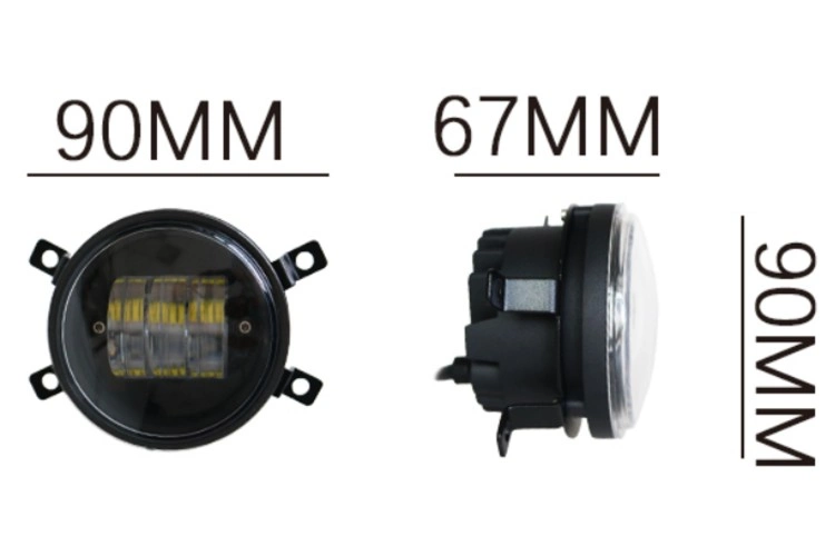 Светодиодные ПТФ Лада Веста, Нива Урбан, Гранта FL, белый 6000К LED (12/24W)