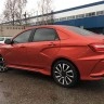Комплект заглушек боковых форточек Storm Лада Веста седан Комплект заглушек боковых форточек Storm Лада Веста седан