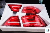 Светодиодные (LED) тюнинг фонари Лада Веста КРАСНЫЕ, комплект