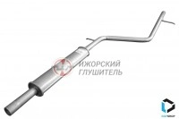 Глушитель Лада Ларгус, круглые корпуса