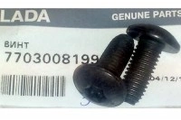 Винт крепления переднего бампера Лада Веста М8х1.25х20, оригинал 7703008199