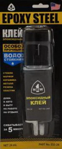 Клей эпоксидный в шприце черный 1NEW
