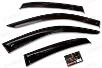 Широкие дефлекторы (ветровики) на окна Лада Гранта, Гранта FL СЕДАН, Cobra Tuning (8 см)