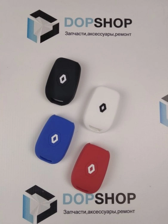 Чехол на ключ Рено под 2 кнопки, силикон