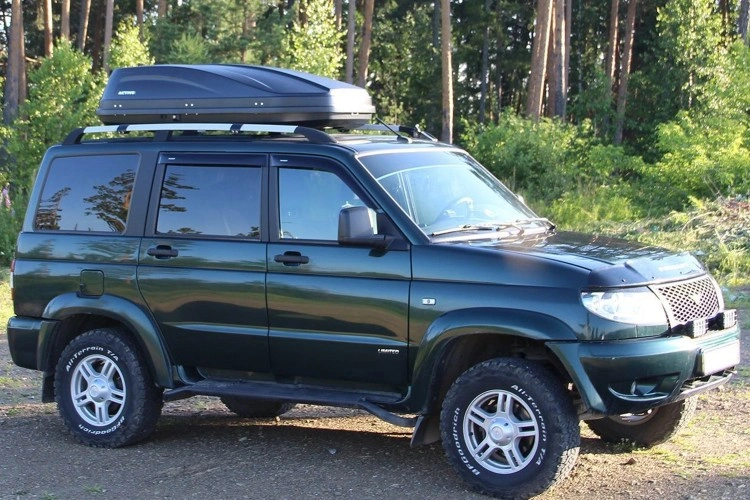 Бокс на крышу Active M 450 литров, двухсторонний, ПТ Групп