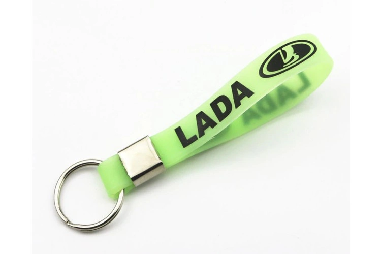 Силиконовый брелок с логотипом LADA