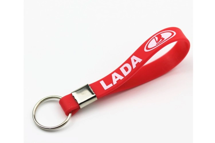 Силиконовый брелок с логотипом LADA