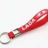 Силиконовый брелок с логотипом LADA