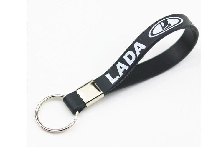 Силиконовый брелок с логотипом LADA