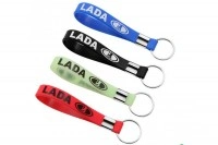 Силиконовый брелок с логотипом LADA