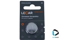 Батарейка CR2032 3V для штатного ключа Лада Веста, Лада Х Рей и др, ЛЕКАР 