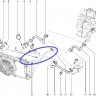 Пароотводящий патрубок расширительного бачка Лада Гранта, Калина, Датсун, 2190-1303095 силикон