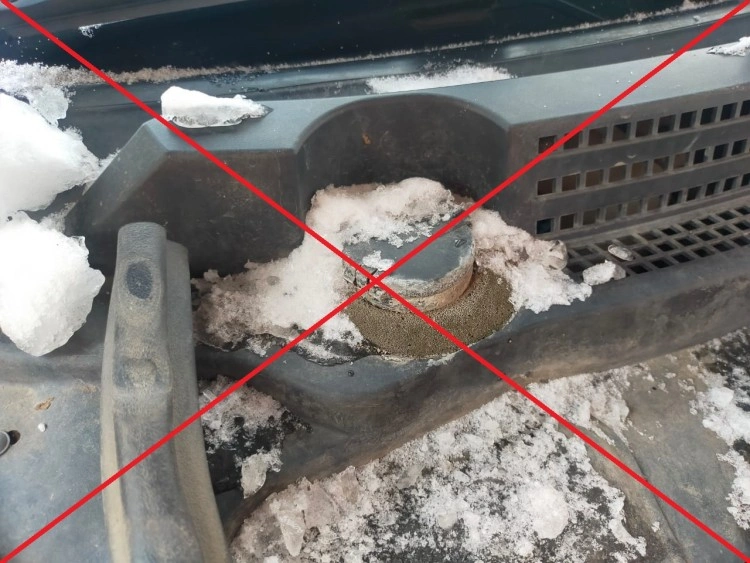 Уплотнительное кольцо для бачка омывателя, замена поролона для Лада Веста