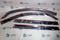 Накладные дефлекторы дверей Лада Ларгус, Ларгус FL, комплект Anv-Air