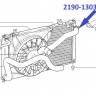 Верхний патрубок радиатора Лада Гранта, Калина (АКПП), 2190-1303025 силикон