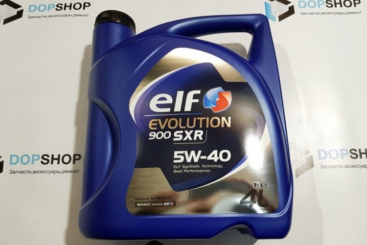 Моторное масло ELF Evolution 900 SXR 5W-40 для Лада Ларгус, Рено Логан и др.