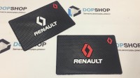 Липучий коврик на панель приборов с логотипом Renault 