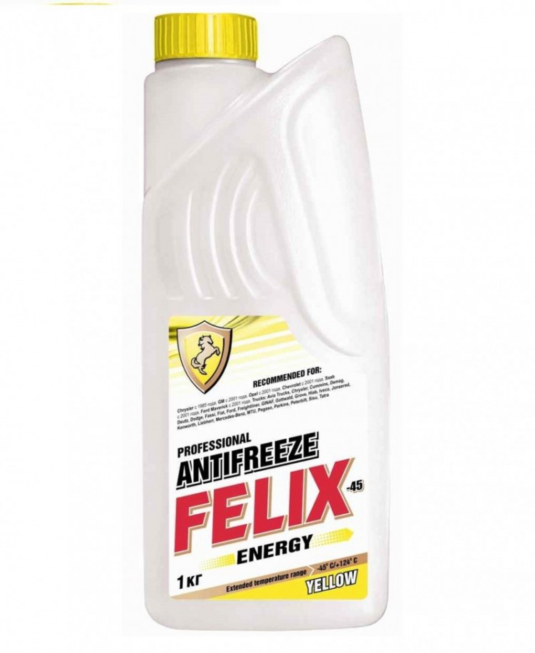 Антифриз FELIX Energy G12 (желтый) 1 кг