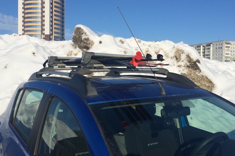 Крепление для лыж Thule SnowPack M (4 пары лыж или 2 сноуборда)