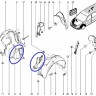 Кожухи на передние амортизаторы Лада Ларгус, оригинал (6001549273, 6001549272)