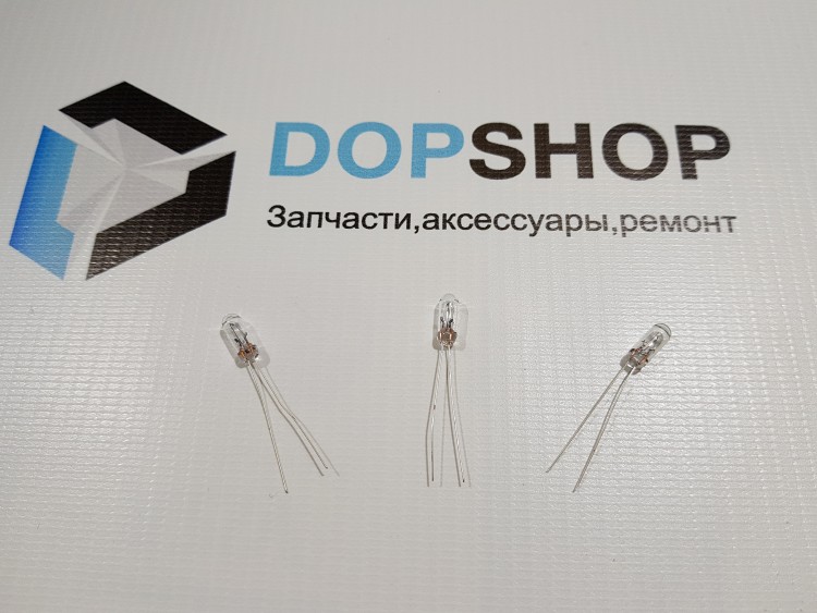 Лампа подсветки кнопок Рено Логан и Лада Ларгус с усами (бесцокольная ...