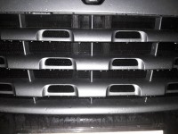 Установка защитной сетки радиатора Renault Master