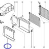 Рамка-диффузор радиатора Рено Логан, Лада Х Рей, Ларгус FL, оригинал 215596207R
