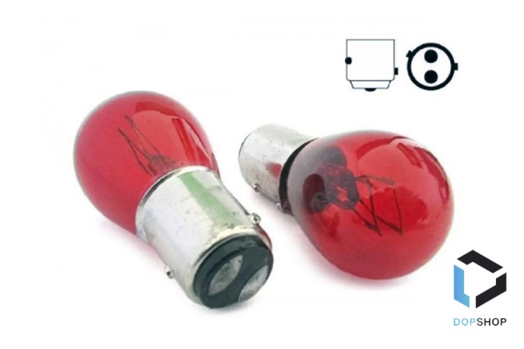 Лампа габаритов и стоп-сигнала PR21/5W 12V BAW15d (красная), Nord YADA