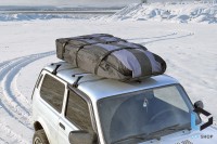 Мягкий тканевый автобокс на крышу автомобиля, 600 л (большой)