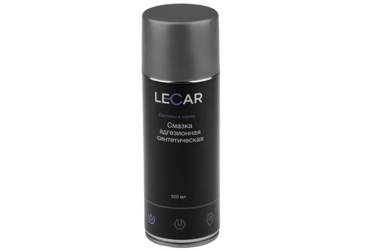 Смазка адгезионная синтетическая LECAR 520 мл. (аэрозоль)
