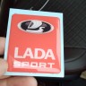 Наклейка LADA Sport объемная на крыло, прозрачная смола