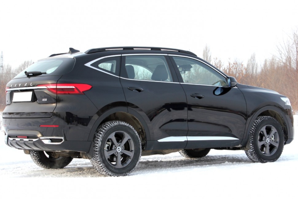 Рейлинги на крышу Haval F7 (Хавал Ф7) от АПС