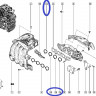 Прокладка впускного коллектора Рено, Лада Веста, Х Рей, Ларгус (двиг. H4M), оригинал 140328698R 