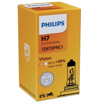 Лампа H7 ближнего света Philips Vision +30% для Лада Веста, Х Рей, Рено Дастер, Логан2